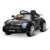HOMCOM Voiture Véhicule électrique Enfants 12 V - V. Max. 5 Km/h Effets Sonores, Lumineux, Télécommande Mercedes-AMG GT R Noir - Noir -France HOMCOM Soldes 2022 40474281 1