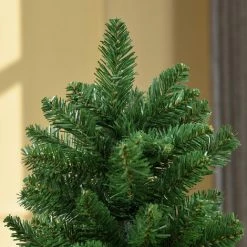 HOMCOM Sapin De Noël Artificiel Ø 75 X 150H Cm 454 Branches épines Imitation Nordmann Grand Réalisme Vert - Vert -France HOMCOM Soldes 2022 40474385 4