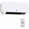 HOMCOM Radiateur Mural Soufflant 2000 W - Chauffage Céramique PTC - 3 Niveaux De Puissance - Télécommande Incluse Blanc Noir - Blanc 1 HOMCOM Radiateur Mural Soufflant 2000 W - Chauffage Céramique PTC - 3 Niveaux De Puissance - Télécommande Incluse Blanc Noir - Blanc -France HOMCOM Soldes 2022 40501626 1