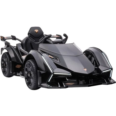 HOMCOM Voiture électrique Enfants De Sport Hypercar Lambo 12 V - V. Max. 5 Km/h Effets Sonores Et Lumineux Télécommande Noir - Noir 3 HOMCOM Voiture électrique Enfants De Sport Hypercar Lambo 12 V - V. Max. 5 Km/h Effets Sonores Et Lumineux Télécommande Noir - Noir