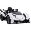 HOMCOM Voiture électrique Enfants De Sport Hypercar Lambo 12 V - V. Max. 5 Km/h Effets Sonores Et Lumineux Télécommande Blanc -France HOMCOM Soldes 2022 41318220 1