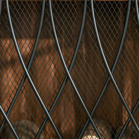 HOMCOM Grille De Protection Pour Cheminée - Pare-feu Large Pour Cheminée Ou Poêle - Pare-étincelles - Barrière De Sécurité - 3 Volets Pliables - Métal Noir - Noir 7 HOMCOM Grille De Protection Pour Cheminée - Pare-feu Large Pour Cheminée Ou Poêle - Pare-étincelles - Barrière De Sécurité - 3 Volets Pliables - Métal Noir - Noir – Image 5