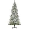 HOMCOM Sapin De Noël Artificiel Enneigé Lumineux LED X 250 Multicolore Ø 112 X 210H Cm 829 Branches Vert Blanc - Blanc 1 HOMCOM Sapin De Noël Artificiel Enneigé Lumineux LED X 250 Multicolore Ø 112 X 210H Cm 829 Branches Vert Blanc - Blanc -France HOMCOM Soldes 2022 41318231 1
