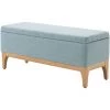 HOMCOM Banquette Coffre De Rangement 2 En 1 Style Scandinave Dim. 110L X 39l X 45H Cm Tissu Vert D'eau - Vert 1 HOMCOM Banquette Coffre De Rangement 2 En 1 Style Scandinave Dim. 110L X 39l X 45H Cm Tissu Vert D'eau - Vert -France HOMCOM Soldes 2022 42169113 1