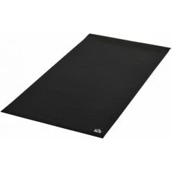 HOMCOM Tapis De Protection Fitness Grand Confort Dim. 180L X 90l X 0,6H Cm PVC Noir