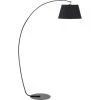 HOMCOM Lampadaire Arc - Lampadaire Arceau Courbé Design Néo-rétro - Pied Corps Métal, Abat-jour Polyester Coton Noir 1 HOMCOM Lampadaire Arc - Lampadaire Arceau Courbé Design Néo-rétro - Pied Corps Métal, Abat-jour Polyester Coton Noir -France HOMCOM Soldes 2022 42169138 1