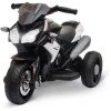 HOMCOM Moto électrique Pour Enfants 3 Roues 6 V 3 Km/h Effets Lumineux Et Sonores Noir -France HOMCOM Soldes 2022 43542004 1