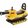 HOMCOM Porteur Enfant Voiture Enfant Tank Coffre Klaxon Pistolet à Balles Jaune - Jaune -France HOMCOM Soldes 2022 43542111 1