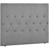 HOMCOM Tête De Lit Capitonnée - Tête De Lit Rembourrée - Dim. 150L X 120H Cm - épaisseur 7 Cm - MDF Coton Polyester Gris - Gris -France HOMCOM Soldes 2022 46214513 1