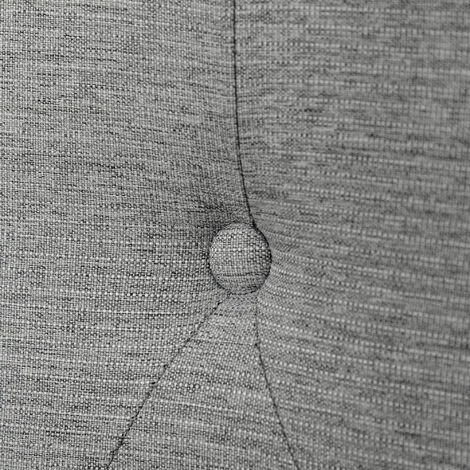 HOMCOM Tête De Lit Capitonnée - Tête De Lit Rembourrée - Dim. 150L X 120H Cm - épaisseur 7 Cm - MDF Coton Polyester Gris - Gris 6 HOMCOM Tête De Lit Capitonnée - Tête De Lit Rembourrée - Dim. 150L X 120H Cm - épaisseur 7 Cm - MDF Coton Polyester Gris - Gris – Image 4