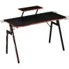HOMCOM Bureau Gaming Bureau Gamer Bureau Informatique Bracket Casque Enceintes Porte-gobelet Grand Plateau MDF Texture Carbone + étagère écran Châssis Acier Rouge Noir 2 HOMCOM Bureau Gaming Bureau Gamer Bureau Informatique Bracket Casque Enceintes Porte-gobelet Grand Plateau MDF Texture Carbone + étagère écran Châssis Acier Rouge Noir -France HOMCOM Soldes 2022 47140787 1