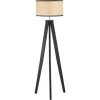 HOMCOM Lampadaire Trépied Cannage Style Cosy 40 W Max. H.147H Cm Piètement Effilé Bois D'hévéa Noir Abat-jout Cannage 2 HOMCOM Lampadaire Trépied Cannage Style Cosy 40 W Max. H.147H Cm Piètement Effilé Bois D'hévéa Noir Abat-jout Cannage -France HOMCOM Soldes 2022 47140912 1