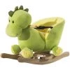 HOMCOM Jouet à Bascule Dinosaure Ceinture De Sécurité Effet Sonore 32 Chansons Bois Peluche Verte - Vert 2 HOMCOM Jouet à Bascule Dinosaure Ceinture De Sécurité Effet Sonore 32 Chansons Bois Peluche Verte - Vert -France HOMCOM Soldes 2022 4904930 1