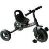 HOMCOM Tricycle Enfants Multi-équipé Garde-boue Sonnette Pédales Antidérapantes Siège Réglable 2 Positions Avec Dossier - Noir -France HOMCOM Soldes 2022 4904938 1