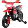 HOMCOM Moto Cross électrique Enfant 3 à 6 Ans 6 V Phares Klaxon Musiques 102 X 53 X 66 Cm Rouge Et Noir -France HOMCOM Soldes 2022 4904946 1
