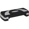HOMCOM Stepper Fitness Aerobic Hauteur Reglable Surface Antiderapante 80 X 31 X 20 Cm Noir Gris Clair - Noir