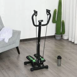 HOMCOM Mini Stepper Avec Guidon, Extenseurs, écran LCD Multifonction Et Tapis Antidérapant Noir Et Vert 8 HOMCOM Mini Stepper Avec Guidon, Extenseurs, écran LCD Multifonction Et Tapis Antidérapant Noir Et Vert -France HOMCOM Soldes 2022 4904986 2