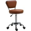 HOMCOM Tabouret De Massage Vintage - Tabouret De Travail Pivotant 360° - Hauteur Assise Réglable 49-64 Cm - Revêtement Synthétique Marron Métal Chromé - Marron 1 HOMCOM Tabouret De Massage Vintage - Tabouret De Travail Pivotant 360° - Hauteur Assise Réglable 49-64 Cm - Revêtement Synthétique Marron Métal Chromé - Marron -France HOMCOM Soldes 2022 50908938 1