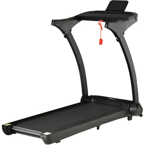 HOMCOM Tapis De Course électrique Pliable 1-14Km/h 550W Grand écran LED Multifonction 12 Programmes Clé Sécurité Acier ABS Noir 3 HOMCOM Tapis De Course électrique Pliable 1-14Km/h 550W Grand écran LED Multifonction 12 Programmes Clé Sécurité Acier ABS Noir