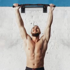 HOMCOM Barre De Traction Murale - Barre De Fitness Fixation Murale - 3 Prises Possibles - Charge Max. 120 Kg Acier Noir Rouge - Noir 10 HOMCOM Barre De Traction Murale - Barre De Fitness Fixation Murale - 3 Prises Possibles - Charge Max. 120 Kg Acier Noir Rouge - Noir -France HOMCOM Soldes 2022 52476689 4