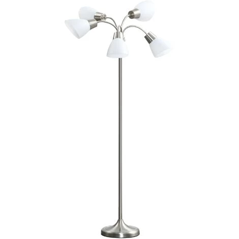 HOMCOM Lampadaire 5 Abat-jours Rotatifs Réglables 40 W Max. Dim. 45L X 45l X 160H Cm - Acier Bronze - Gris 3 HOMCOM Lampadaire 5 Abat-jours Rotatifs Réglables 40 W Max. Dim. 45L X 45l X 160H Cm - Acier Bronze - Gris