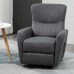 HOMCOM Fauteuil De Relaxation Inclinable 8 Points De Massage Repose-pied Ajustable Microfibre Polyester Gris 10 HOMCOM Fauteuil De Relaxation Inclinable 8 Points De Massage Repose-pied Ajustable Microfibre Polyester Gris -France HOMCOM Soldes 2022 54127695 4