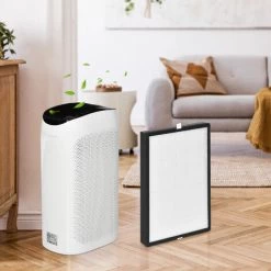 HOMCOM Filtre Pour Purificateur D'air Réf. 823-019 - Filtre 3 En 1 Avec Filtre à Charbon Actif, Filtre HEPA - Blanc Noir - Noir 10 HOMCOM Filtre Pour Purificateur D'air Réf. 823-019 - Filtre 3 En 1 Avec Filtre à Charbon Actif, Filtre HEPA - Blanc Noir - Noir -France HOMCOM Soldes 2022 55776787 4