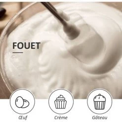 HOMCOM Mixeur Plongeant Multifonction 1000 W - Mélangeur à Main, Hâchoir, Batteur, 2 Bols - Acier Inox. ABS Noir -France HOMCOM Soldes 2022 58393088 4