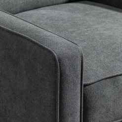 HOMCOM Fauteuil Inclinable Style Néo-rétro Dossier Capitonné 9 Boutons épais Garnissage Mousse Haute Densité Repose-pied Réglable Tissu Aspect Lin Gris - Gris 11 HOMCOM Fauteuil Inclinable Style Néo-rétro Dossier Capitonné 9 Boutons épais Garnissage Mousse Haute Densité Repose-pied Réglable Tissu Aspect Lin Gris - Gris -France HOMCOM Soldes 2022 60072247 5