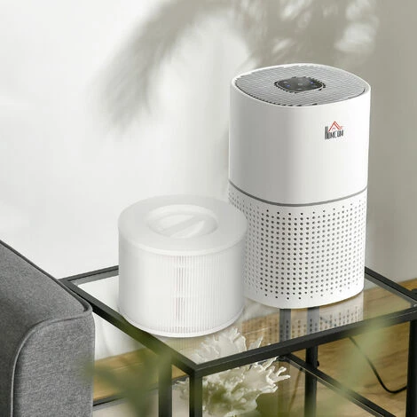 Filtre Pour Purificateurs D'air HOMCOM - Filtre 3 En 1 Avec Filtre à Charbon Actif, Filtre HEPA - Blanc - Blanc 4 Filtre Pour Purificateurs D'air HOMCOM - Filtre 3 En 1 Avec Filtre à Charbon Actif, Filtre HEPA - Blanc - Blanc – Image 2