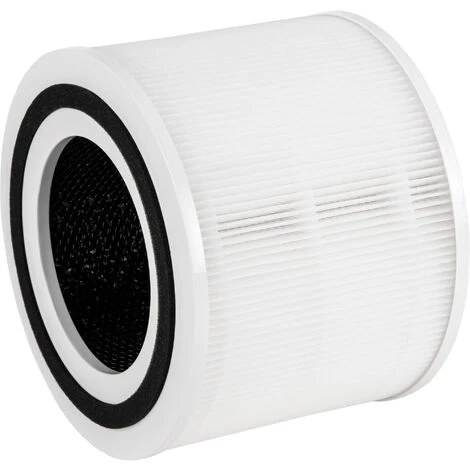 Filtre Pour Purificateurs D'air HOMCOM - Filtre 3 En 1 Avec Filtre à Charbon Actif, Filtre HEPA - Blanc - Blanc 6 Filtre Pour Purificateurs D'air HOMCOM - Filtre 3 En 1 Avec Filtre à Charbon Actif, Filtre HEPA - Blanc - Blanc – Image 4