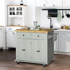 HOMCOM Desserte De Cuisine Multi Rangements 2 Tiroirs 2 Placard 2 Portes Avec étagère Range-bouteille Porte-torchons MDF Gris Hévéa - Gris 10 HOMCOM Desserte De Cuisine Multi Rangements 2 Tiroirs 2 Placard 2 Portes Avec étagère Range-bouteille Porte-torchons MDF Gris Hévéa - Gris -France HOMCOM Soldes 2022 64713788 4