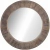 HOMCOM Miroir Rond Mural En Bois De Pin Style Naturel Ø 79 Cm - Marron 1 HOMCOM Miroir Rond Mural En Bois De Pin Style Naturel Ø 79 Cm - Marron -France HOMCOM Soldes 2022 67360651 1
