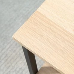 HOMCOM Table D'appoint Guéridon Avec 2 Plateaux En Métal Et Panneaux De Particules - Dim. 45L X 35l X 48H Cm - Beige 11 HOMCOM Table D'appoint Guéridon Avec 2 Plateaux En Métal Et Panneaux De Particules - Dim. 45L X 35l X 48H Cm - Beige -France HOMCOM Soldes 2022 67360656 5