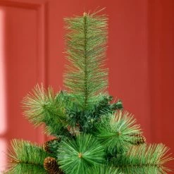 HOMCOM Sapin De Noël Artificiel 782 Branches épines Grand Réalisme Avec Pommes De Pin - Hauteur 180 Cm Vert - Vert 11 HOMCOM Sapin De Noël Artificiel 782 Branches épines Grand Réalisme Avec Pommes De Pin - Hauteur 180 Cm Vert - Vert -France HOMCOM Soldes 2022 67371474 5