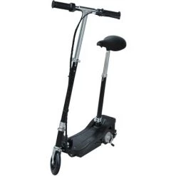 HOMCOM Trottinette électrique 120 W Pliable Pour Enfants à Partir De 7 Ans Hauteur De Guidon Et Selle Réglable 10 Km/h Max.