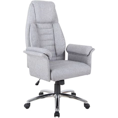 HOMCOM Fauteuil De Bureau Ergonomique Hauteur Réglable Roulettes Pivotantes 69 X 68 X 126 Cm Gris 3 HOMCOM Fauteuil De Bureau Ergonomique Hauteur Réglable Roulettes Pivotantes 69 X 68 X 126 Cm Gris