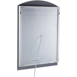 HOMCOM Miroir Lumineux LED 22 W Interrupteur Tactile étagère Intégrée 50L X 15l X 70H Cm - Blanc -France HOMCOM Soldes 2022 6824202 5