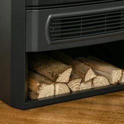 HOMCOM Cheminée électrique Poêle Style Contemporain 1000-2000 W Simulation Flammes LED Luminosité Réglable Acier Verre Noir - Noir 10 HOMCOM Cheminée électrique Poêle Style Contemporain 1000-2000 W Simulation Flammes LED Luminosité Réglable Acier Verre Noir - Noir -France HOMCOM Soldes 2022 68595379 4