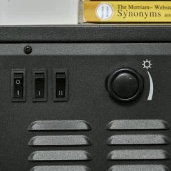 HOMCOM Cheminée électrique Poêle Style Contemporain 1000-2000 W Simulation Flammes LED Luminosité Réglable Acier Verre Noir - Noir 11 HOMCOM Cheminée électrique Poêle Style Contemporain 1000-2000 W Simulation Flammes LED Luminosité Réglable Acier Verre Noir - Noir -France HOMCOM Soldes 2022 68595379 5