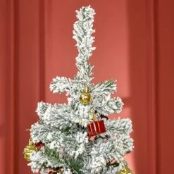 HOMCOM Sapin De Noël Artificiel Branches Enneigées Ø 55 X 180H Cm 600 Branches épines Imitation Nordmann Grand Réalisme 23 Houx 23 Pommes De Pin - Vert 10 HOMCOM Sapin De Noël Artificiel Branches Enneigées Ø 55 X 180H Cm 600 Branches épines Imitation Nordmann Grand Réalisme 23 Houx 23 Pommes De Pin - Vert -France HOMCOM Soldes 2022 68595393 4