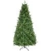 HOMCOM Sapin De Noël Artificiel Ø 91 X 210H Cm 865 Branches épines Imitation Nordmann Grand Réalisme Vert - Vert -France HOMCOM Soldes 2022 68595394 1