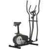 HOMCOM Vélo Elliptique Vertical Vélo D'appartement 2 En 1 écran LCD Multifonction Selle & Résistance Réglable Acier ABS Noir Gris - Noir 1 HOMCOM Vélo Elliptique Vertical Vélo D'appartement 2 En 1 écran LCD Multifonction Selle & Résistance Réglable Acier ABS Noir Gris - Noir -France HOMCOM Soldes 2022 68595415 1