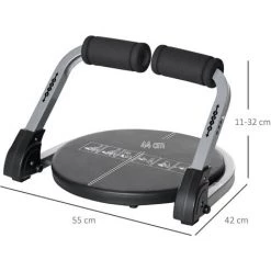HOMCOM Appareil à Abdominaux Crunch Musculation Compact Et Pliable 3 Niveaux De Résistance Acier PU Noir - Noir 9 HOMCOM Appareil à Abdominaux Crunch Musculation Compact Et Pliable 3 Niveaux De Résistance Acier PU Noir - Noir -France HOMCOM Soldes 2022 69767402 3