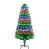 HOMCOM Sapin De Noël Artificiel Lumineux Fibre Optique LED Multimode Multicolore + Support Pied Ø 75 X 150H Cm 140 Branches étoile Sommet Brillante Vert - Vert 1 HOMCOM Sapin De Noël Artificiel Lumineux Fibre Optique LED Multimode Multicolore + Support Pied Ø 75 X 150H Cm 140 Branches étoile Sommet Brillante Vert - Vert -France HOMCOM Soldes 2022 70300258 1