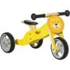 HOMCOM Tricycle Draisienne Enfant 2 En 1 - Selle Réglable - Roues EVA Texturées, Guidon Ergonomique, Poignée Transport - Panneaux Bois Jaune Tête Lion - Jaune 2 HOMCOM Tricycle Draisienne Enfant 2 En 1 - Selle Réglable - Roues EVA Texturées, Guidon Ergonomique, Poignée Transport - Panneaux Bois Jaune Tête Lion - Jaune -France HOMCOM Soldes 2022 70413006 1