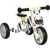 HOMCOM Tricycle Draisienne Enfant 2 En 1 - Selle Réglable - Roues EVA Texturées, Guidon Ergonomique, Poignée Transport - Panneaux Bois Motif Zèbre - Blanc 2 HOMCOM Tricycle Draisienne Enfant 2 En 1 - Selle Réglable - Roues EVA Texturées, Guidon Ergonomique, Poignée Transport - Panneaux Bois Motif Zèbre - Blanc -France HOMCOM Soldes 2022 70413007 1