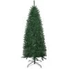 HOMCOM Sapin De Noël Artificiel Ø 81 X 180H Cm 583 Branches épines Imitation Nordmann Grand Réalisme Vert - Vert