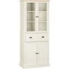 HOMCOM Armoire De Cuisine Buffet Haut 4 Portes Grand Tiroir Coulissant Dim. 76L X 40l X 182H Cm Panneaux Crème Verre - Crème 1 HOMCOM Armoire De Cuisine Buffet Haut 4 Portes Grand Tiroir Coulissant Dim. 76L X 40l X 182H Cm Panneaux Crème Verre - Crème -France HOMCOM Soldes 2022 71058167 1