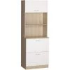 HOMCOM Buffet Haut - Armoire De Cuisine - 2 Tiroirs Coulissants, Placard Haut Porte Relevable, Niche, Plateau - Aspect Bois Clair Blanc - Blanc 1 HOMCOM Buffet Haut - Armoire De Cuisine - 2 Tiroirs Coulissants, Placard Haut Porte Relevable, Niche, Plateau - Aspect Bois Clair Blanc - Blanc -France HOMCOM Soldes 2022 71058176 1